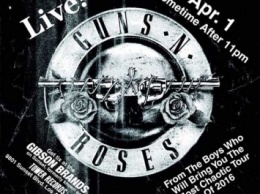 Участники Guns and Roses Слэш и Эксель Роуз снова будут выступать вместе