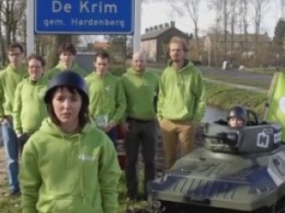 В Нидерландах накануне референдума по Украине "захватили" деревню Крым