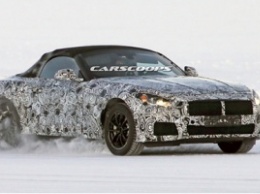Компания BMW протестировала преемника Z4 на замерзшем озере