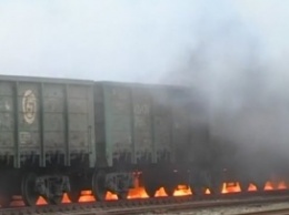 В оккупированном Краснодоне сгорели цистерны с контрабандным углем