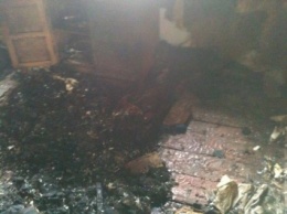 В Запорожской области горел дом: погиб человек