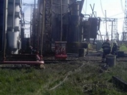 На Закарпатье горел трансформатор подстанции с 44 тоннами масла