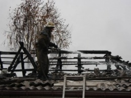 Сотрудники ГСЧС ликвидировали пожар на чердаке жилого дома