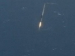 SpaceX успешно посадила ступень ракеты на платформу в океане