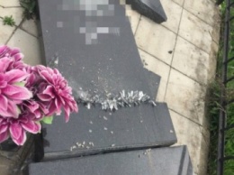 На Западном кладбище вандалы разбили десятки надгробий