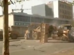 В Китае прошла битва "трансформеров": есть пострадавшие (видео)