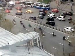 В Москве колонна из 400 байкеров перекрыла Третье транспортное кольцо