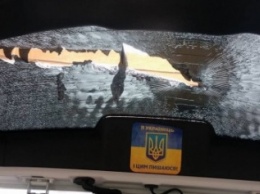 В Славянске проукраинскому активисту разбили авто