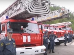 Спасателям Макеевки передали специализированную технику от МЧС России