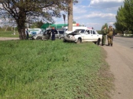 В оккупированном Енакиево боевики устроили серьезное ДТП с пострадавшим