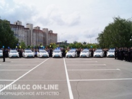 Новая полиция Кривого Рога выехала патрулировать улицы города (фото)