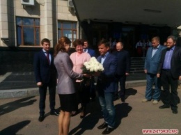 Жена Порошенко приехала в Житомир, чтобы отправить на отдых детей героев АТО