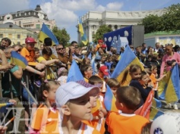 Проводы сборной Украины на Евро-2016 состоялись в столице