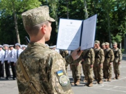 Курсанты 198 Центра ВМС Украины приняли присягу на верность украинскому народу