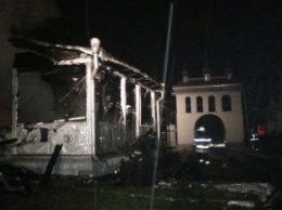В Ивано-Франковской области сгорела церковь