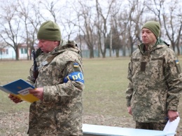 72 военнослужащих приняли присягу во время военных учений в Скадовском районе