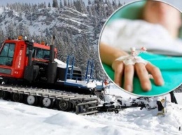 На горнолыжном курорте в Закарпатье туристка попала под ратрак