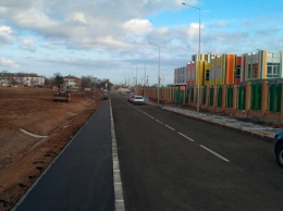 Завершено строительство дороги к детскому саду в Сакском районе, - Крымавтодор