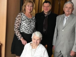 Жительница Харькова отпраздновала свое 100-летие