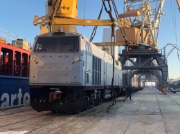 В Одесский порт прибыли пять локомотивов из США