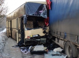 В Черниговской области фура снесла с дороги рейсовый автобус: есть жертвы