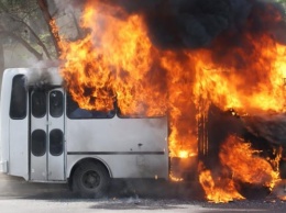 ЧП потрясло Украину: пассажирский автобус вспыхнул на ходу