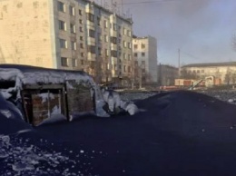 В России выпал черный снег - опубликованы шокирующие фото