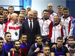 Керченский спортсмен встретился с Владимиром Путиным