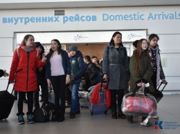 В Крым прилетели дети из Сибая на оздоровление