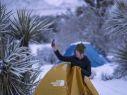 Снег на пальмах: жители Лас-Вегаса в шоке (видео)