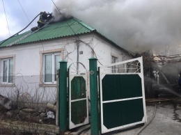 В жилом доме в Павлограде сгорела крыша
