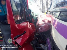 На трассе Киев-Чоп автобусы попали в масштабное ДТП (фото)