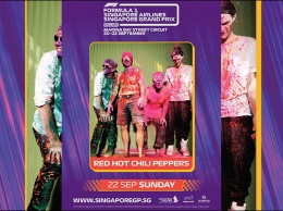 Red Hot Chili Peppers выступят в дни Гран При Сингапура