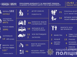 Итоги работы региональной полиции за неделю: инфографика