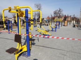 В самом большом селе Украины открыли спортплощадку, где уже отметились вандалы (фото)