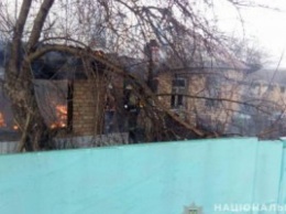 Дети заживо сгорели в частном доме