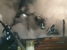В Закарпатской области пожар полностью уничтожил деревянный ресторан