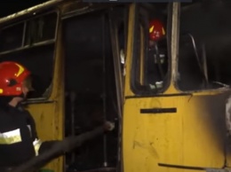 В Винницкой области произошел пожар в пассажирском автобусе