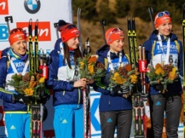 Эстерсунд: Украина завоевала бронзу в женской эстафете