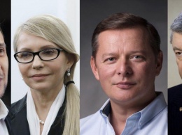 Кандидаты на второй тур: Зеленский, Тимошенко, Порошенко, Ляшко, - данные социсследования