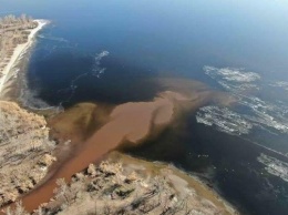 Фотофакт: Река Сухая Московка превратилась в помойку