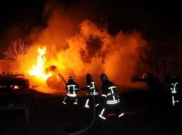 Пожар на автостоянке в Кропивницком ликвидирован