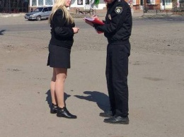 В Баштанке на Николаевщине правоохранители помешали гражданину вынести с участка бюллетень