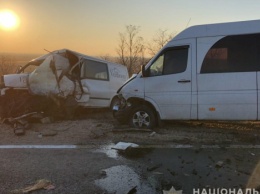 В Одесской обл. произошло смертельное ДТП с участием двух микроавтобусов и маршрутки