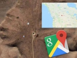 Google Maps подтверждает: В Канаде «проявилось» таинственное лицо человека-гиганта в наушниках