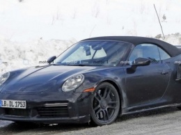 Появились снимки нового Porsche 911 Turbo Cabrio