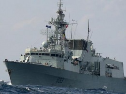 В Черном море прошли совместные тренировки фрегата НАТО и корабля ВМС Украины