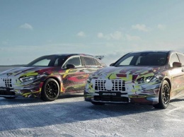 Mercedes показал фанатам новый AMG A45 на снежной трассе