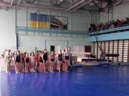 В Запорожье юные гимнастки показали свое мастерство на соревнованиях