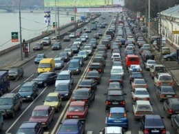 Ситуация на дорогах Киева: какие улицы столицы "остановились" из-за пробок, - КАРТА